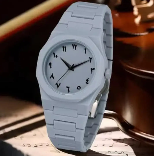 Arabic Aura Gray Watch ( Full Gray)